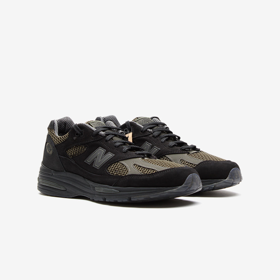 New Balance 991v2 MiUK Stone Island Black