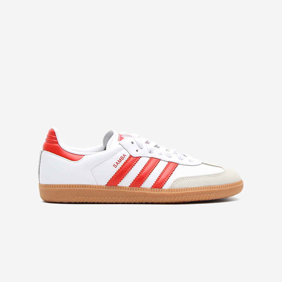 Adidas Samba OG White Solar Red Gum