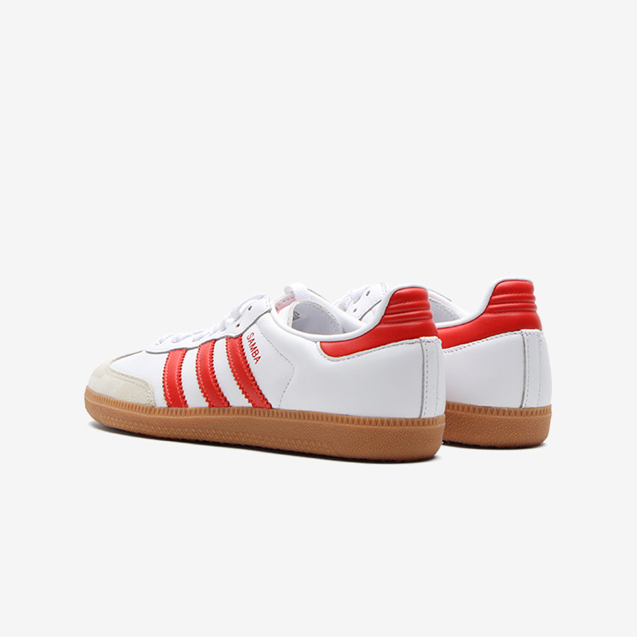 Adidas Samba OG White Solar Red Gum