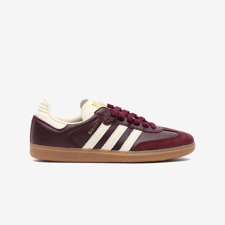 Adidas Samba OG Maroon Gold Metallic