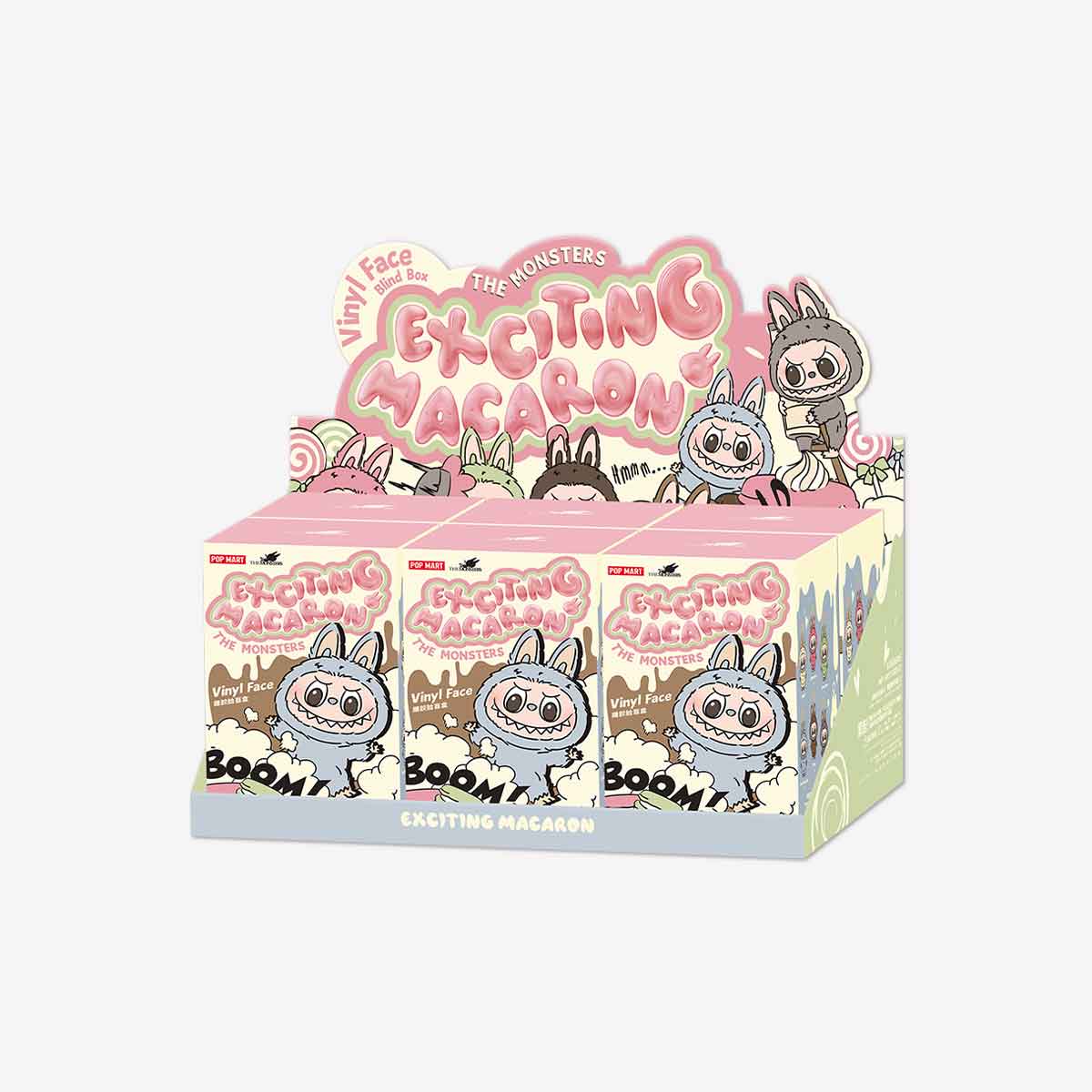 Pop Mart Labubu - The Monsters Exciting Macaron Sealed Case (6 Blind Boxes)